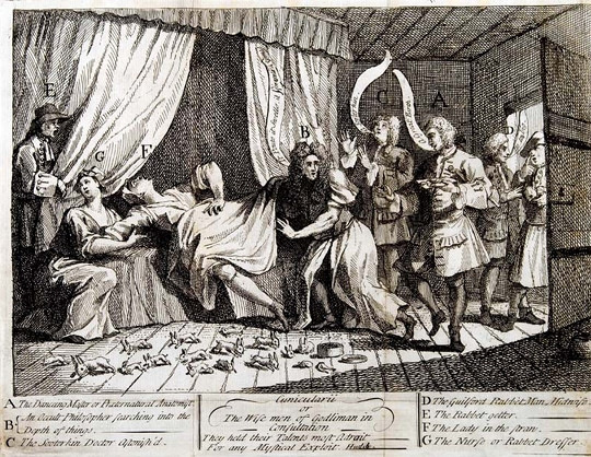 Câu chuyện kỳ lạ này còn truyền đến tai Vua George I. Vì vậy, Mary Toft được nhà vua cho gọi tới London để mọi người chứng kiến cảnh tượng người đẻ ra thỏ.