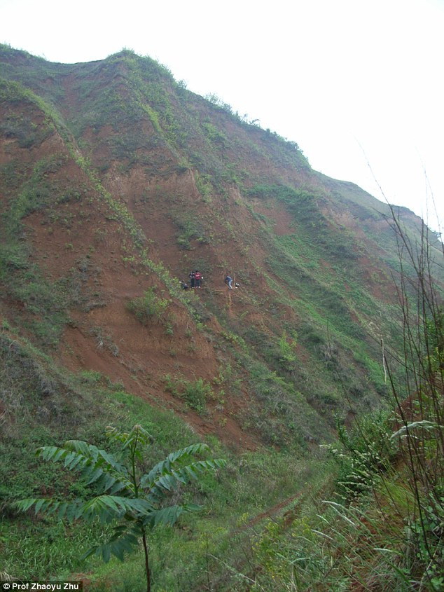 Zhaoyu Zhu, giáo sư công tác tại Viện Địa hoá Quảng Châu, người dẫn đầu nghiên cứu thực địa cho hay một số tảng đá bị sứt mẻ, mảnh vụn và đá búa được tìm thấy tại địa điểm khảo cổ trên hé lộ bí mật bất ngờ.