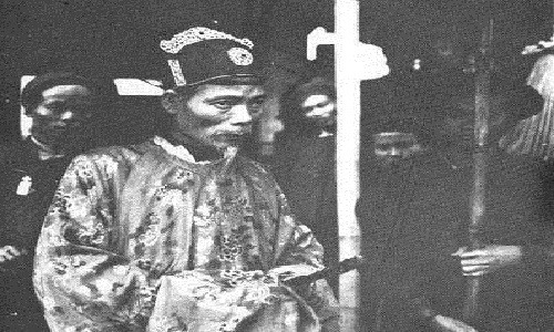 Một giám khảo trong kì thi năm 1897. Ảnh tư liệu.