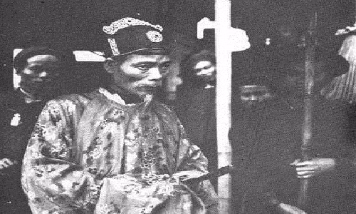 Một giám khảo trong kì thi năm 1897. Ảnh tư liệu.