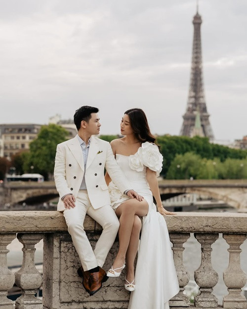 Tháng 4/2025, Mỹ Linh nhắn nhủ chồng: "Happy birthday to the man I love the most. We have been to so many places together and there are definitely many more ahead" (Tạm dịch: Chúc mừng sinh nhật người đàn ông mà em yêu nhất. Chúng ta đã cùng nhau đi đến rất nhiều nơi và chắc chắn sẽ còn đi nhiều nơi hơn nữa). Ảnh: Instagram Đỗ Vinh Quang.