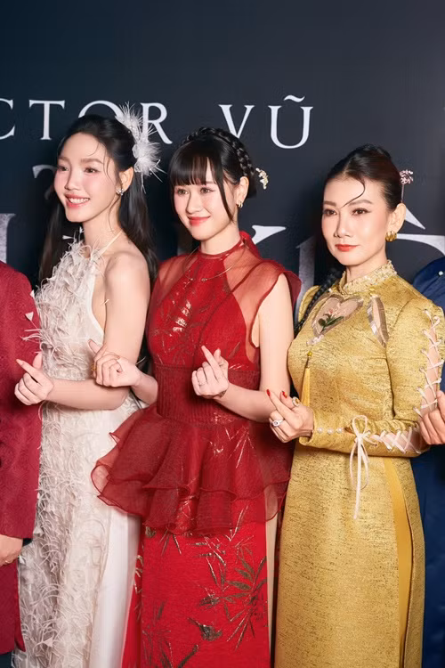 Vai diễn của Đoàn Minh Anh là Nga -cháu gái của mợ Hai (do Đinh Ngọc Diệp đóng) còn Anh Phạm vào vai Tuyết - tiểu thư nhà quan. Ảnh: FB Đoàn Minh Anh.