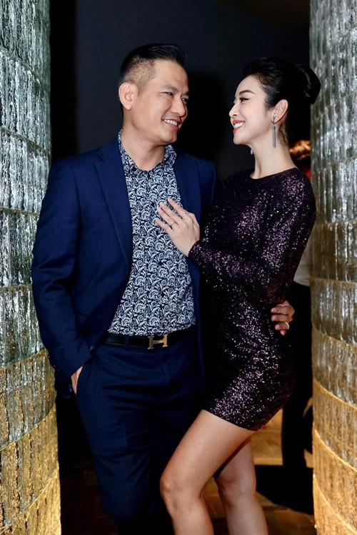 Nữ MC cho biết, doanh nhân Đức Hải tâm lý, chiều chuộng vợ nên cô cảm thấy hôn nhân lúc nào cũng như tuần trăng mật.