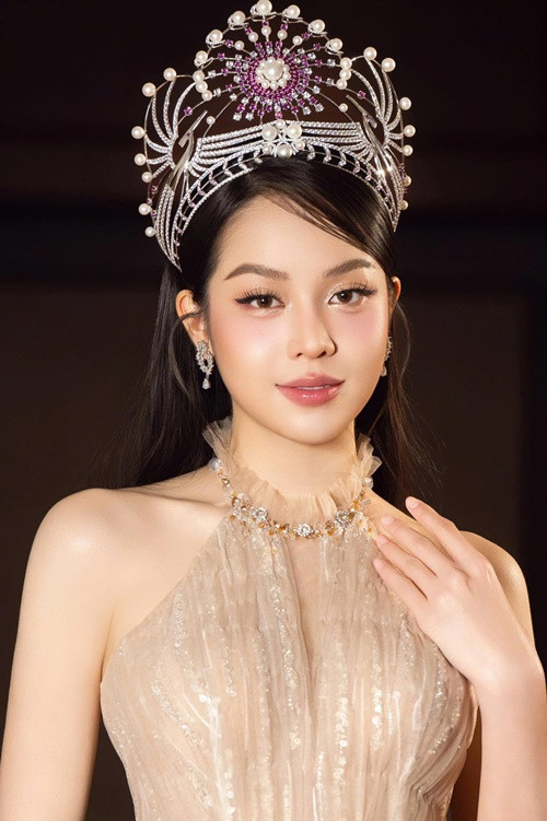 Thanh Thủy đang là đương kim Hoa hậu Quốc tế nhờ đoạt vương miện năm 2024. Ảnh: FB Thanh Thủy.