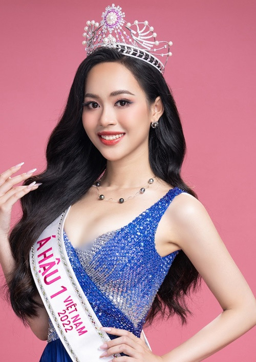 Thời điểm giành danh hiệu Á hậu 1 cuộc thi Hoa hậu Việt Nam 2022, Trịnh Thùy Linh cao 1m72, có số đo ba vòng 87-58-95 cm. Ảnh: FB Thùy Linh.