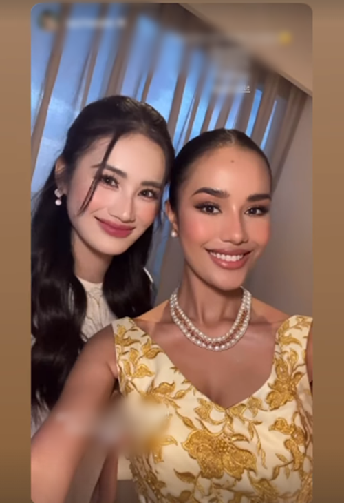 Đại diện Thái Lan Opal Suchata Chuangsri đăng quang Miss Universe Thailand 2024, đoạt danh hiệu á hậu 3 Miss Universe 2024. Ảnh: Instagram Ý Nhi.
