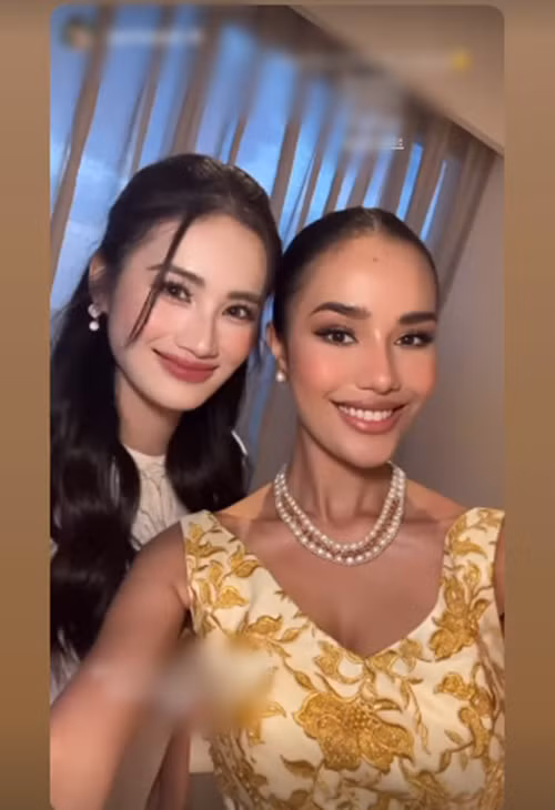 Đại diện Thái Lan Opal Suchata Chuangsri đăng quang Miss Universe Thailand 2024, đoạt danh hiệu á hậu 3 Miss Universe 2024. Ảnh: Instagram Ý Nhi.