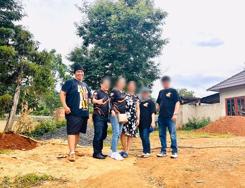 Hình ảnh resort của Hoàng Mập trong quá trình xây dựng. Ảnh: FB Hoàng Mập.