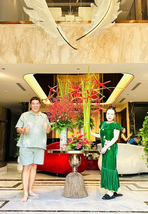 Năm 1994, Việt Hương và Hoàng Mập quen biết nhau khi cùng học ở trường Sân khấu điện ảnh. Ảnh: FB Hoàng Mập.