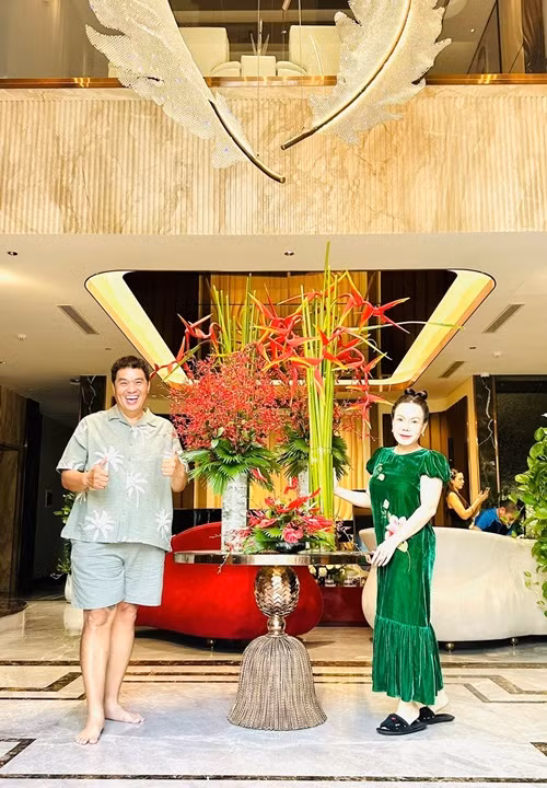 Năm 1994, Việt Hương và Hoàng Mập quen biết nhau khi cùng học ở trường Sân khấu điện ảnh. Ảnh: FB Hoàng Mập.