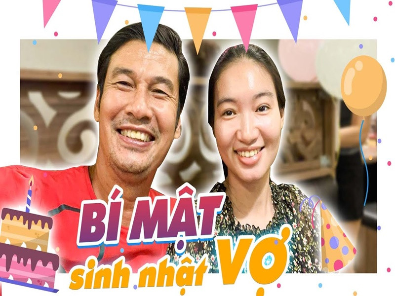 Nam diễn viên từng bí mật tổ chức tiệc sinh nhật cho bạn đời tại nhà hàng. Ảnh: Youtube Tiết Cương.