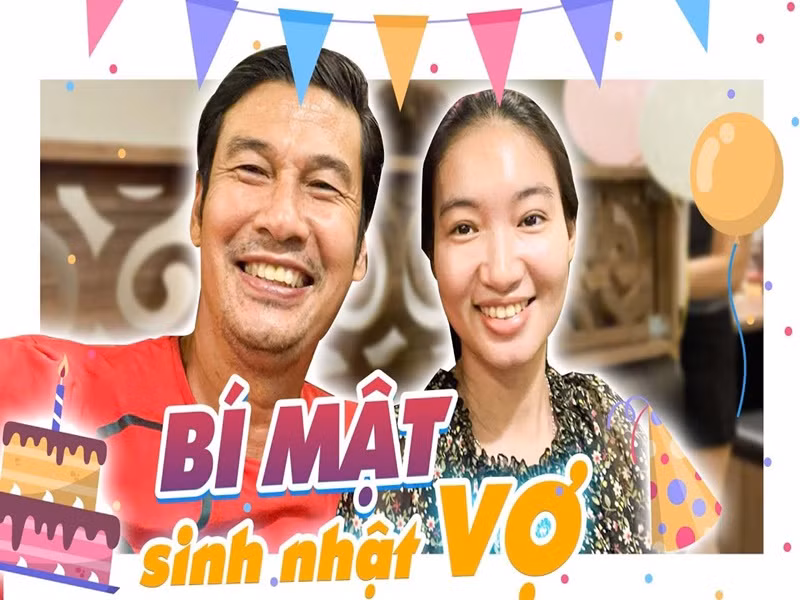 Nam diễn viên từng bí mật tổ chức tiệc sinh nhật cho bạn đời tại nhà hàng. Ảnh: Youtube Tiết Cương.