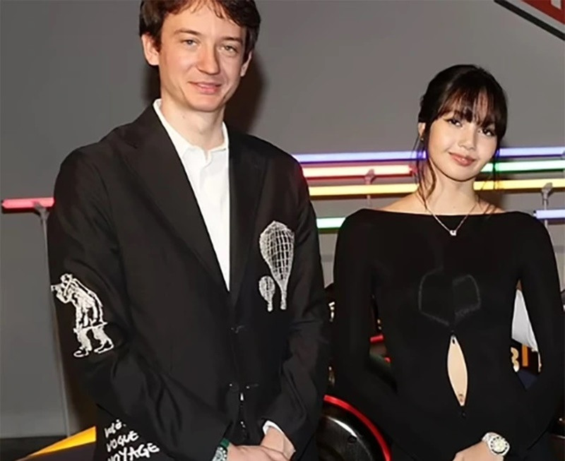 Lisa được cho là đang hẹn hò Frédéric Arnault - con trai thứ tư của tỷ phú giàu nhất hành tinh Bernard Arnault. Ảnh: Daily Mail.