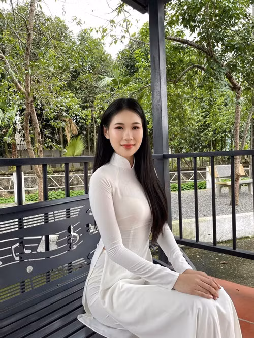 Số đo ba vòng của Hiền Nhi là 81-63-92cm. Ảnh: Fanpage Hoa hậu Việt Nam.