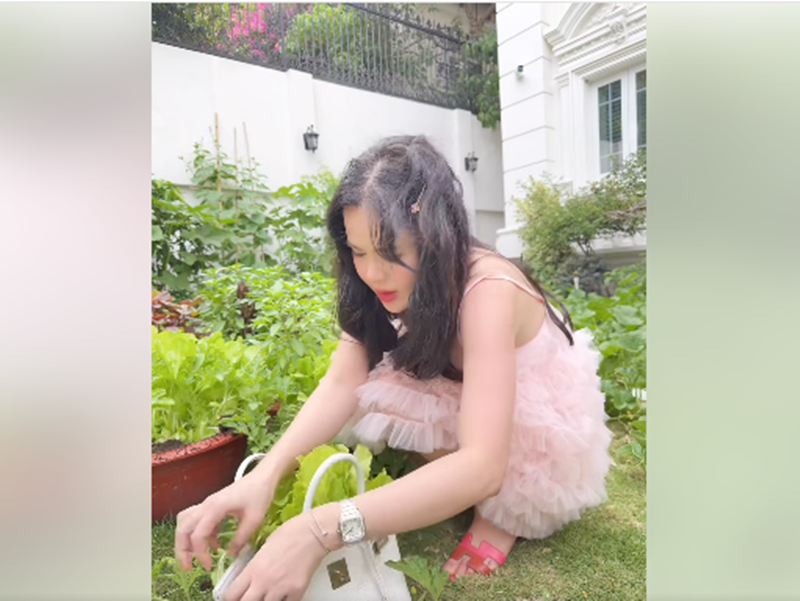 Phương Lê dường như không quá "nâng niu" túi hiệu.