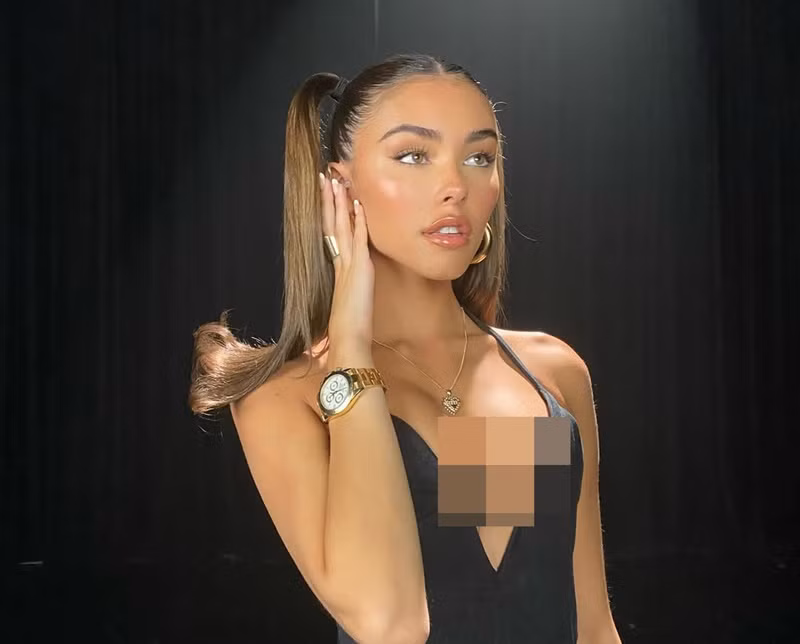 Sau khi chia tay Madison, Brooklyn kết hôn với Nicola Peltz - con gái tỷ phú. Phía Madison kín tiếng về chuyện tình cảm sau mối tình với Madison. Ảnh: Instagram Madison Beer.