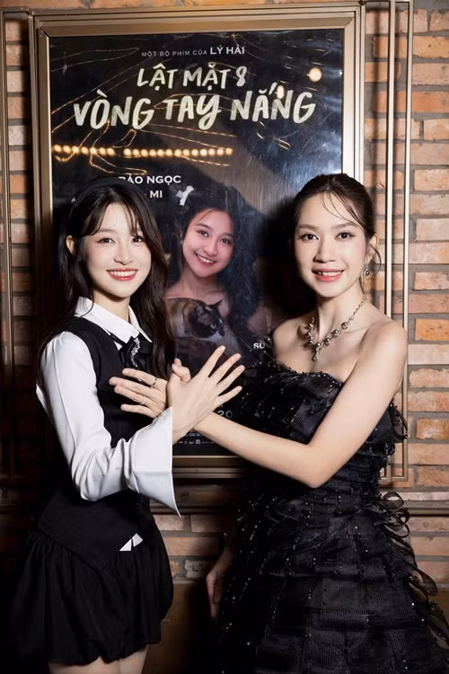 Bảo Ngọc tích cực tham gia các hoạt động quảng bá phần 8 của series Lật mặt. Ảnh: FB Bảo Ngọc.