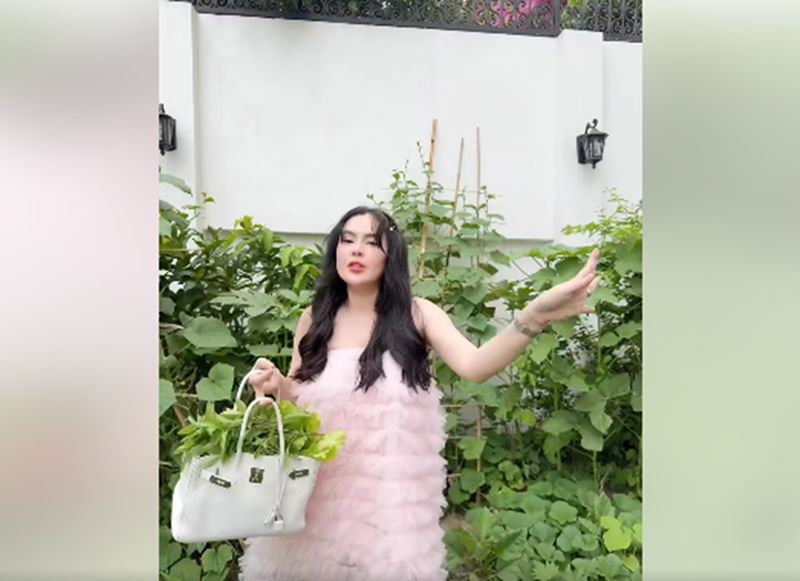 Phương Lê dường như sử dụng túi xách hàng hiệu không khác gì sản phẩm bình dân. Ảnh: FB Phương Lê.