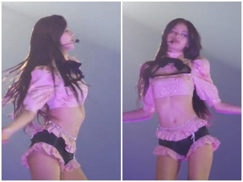 Mẫu quần ngắn 5cm của Lisa luôn gây tranh cãi. Ảnh: Người Đưa Tin.