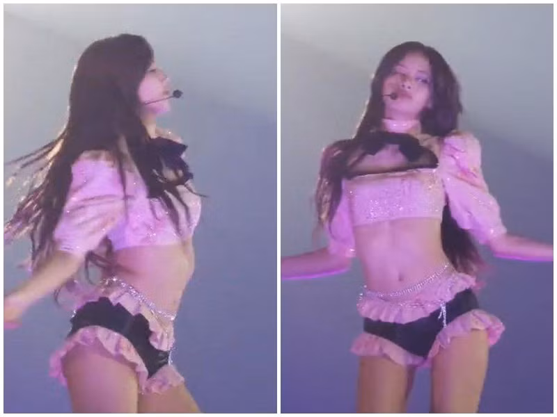 Mẫu quần ngắn 5cm của Lisa luôn gây tranh cãi. Ảnh: Người Đưa Tin.