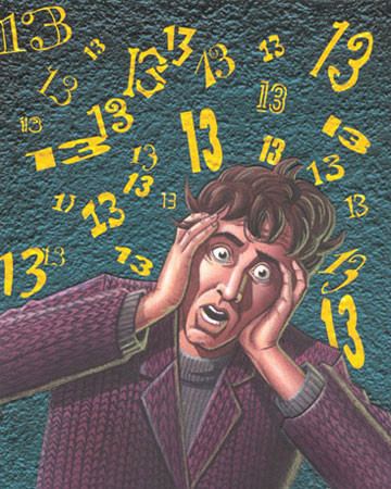 Một cậu bé ở Suffolk, Anh có nỗi ám ảnh đặc biệt với thứ Sáu ngày 13. Cụ thể, khi 13 tuổi, cậu bé này bị sét đánh vào lúc 13h13. May mắn là cậu bé chỉ bị bỏng nhẹ. Đây là một trong những sự trùng hợp đến khó tin.