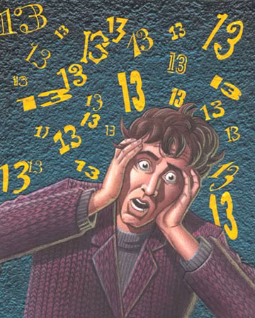 Một cậu bé ở Suffolk, Anh có nỗi ám ảnh đặc biệt với thứ Sáu ngày 13. Cụ thể, khi 13 tuổi, cậu bé này bị sét đánh vào lúc 13h13. May mắn là cậu bé chỉ bị bỏng nhẹ. Đây là một trong những sự trùng hợp đến khó tin.