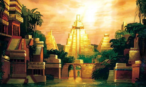 Hoàng đế mới lên ngôi sẽ lên một chiếc bè. Trên bè chất đầy vàng thỏi và đá quý. Khi bè đi đến giữa hồ, nhà vua sẽ rửa sạch bụi vàng rồi ném những đồ quý giá xuống hồ. Trong suốt nhiều năm, rất nhiều người đã đi tìm tung tích thành phố vàng nổi tiếng El Dorado đều không có kết quả.