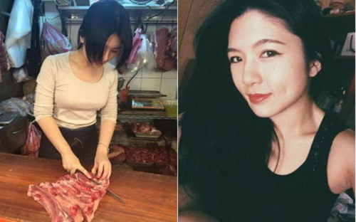 Cách đây 2 năm, cô gái Zhang Caijie (Đài Bắc) đã bỏ lớp học ban đêm tại một trường Đại học địa phương để phụ giúp cha mẹ bán thịt lợn trong chợ. Ngoại hình xinh đẹp, dịu dàng của mỹ nữ bán thịt lợn đã thu hút một lượng khách hàng không nhỏ đến với cửa hàng của gia đình cô. Ngay sau khi những bức ảnh của Zhang Caijie được đăng lên mạng, giới trẻ Trung Quốc đã đặt biệt danh cho cô là “Công chúa thịt lợn”. Tuy nhiên, Zhang Caijie cho biết cô không thích biệt danh này.
