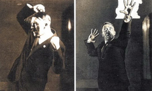 Hitler sử dụng ngôn ngữ cơ thể gây ấn tượng với khán giả khi phát biểu trước công chúng. Trùm phát xít chuẩn bị những động tác này trước khi buổi diễn thuyết diễn ra.