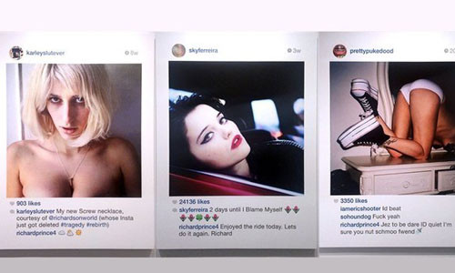 Họa sĩ Richard Prince ăn trộm ảnh trên Instagram và thu lời hàng chục nghìn đô. Richard Prince mở triển lãm mang tên New Portraits bao gồm 37 ảnh chụp màn hình những bức ảnh Instagram tại New York Frieze hồi tháng 5/2015 đã thu về 90 nghìn USD, thông qua việc "lách luật" bản quyền tác phẩm nghệ thuật.