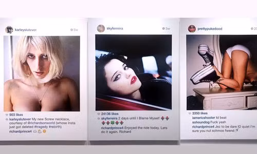 Họa sĩ Richard Prince ăn trộm ảnh trên Instagram và thu lời hàng chục nghìn đô. Richard Prince mở triển lãm mang tên New Portraits bao gồm 37 ảnh chụp màn hình những bức ảnh Instagram tại New York Frieze hồi tháng 5/2015 đã thu về 90 nghìn USD, thông qua việc "lách luật" bản quyền tác phẩm nghệ thuật.