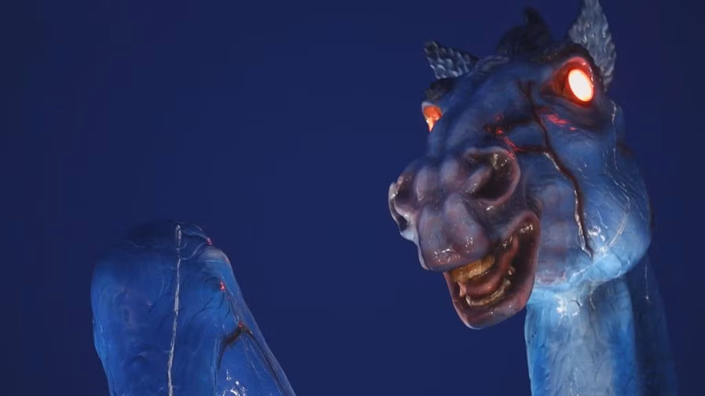 Tuy nhiên, từ khi được đặt tại sân bay vào năm 2008, bức tượng khiến nhiều du khách cảm thấy sợ hãi và không thoải mái khi nhìn thấy đôi mắt đỏ rực trong đêm. Bên cạnh đó, cái chết của chính Jiménez trong quá trình chế tác bức tượng - khi một mảnh tượng rơi xuống làm đứt động mạch chủ ở chân ông, sau này tượng do con trai Jiménez hoàn thiện - khiến không ít người cho rằng Blue Mustang sẽ đem lại xui xẻo. Ảnh: Reddit.