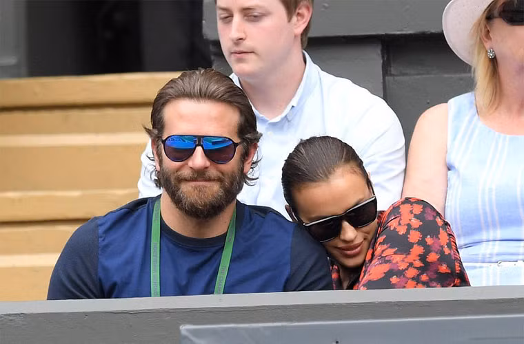 Người mẫu Nga Irina ôm chặt lấy nam tài tử Hollywood.