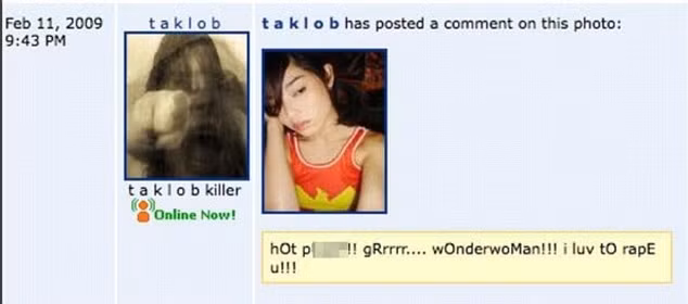 "Trong đời mình, tôi đã gặp những kẻ theo đạo thờ phật, ấu dâm, rình mò, phân biệt chủng tộc và vô khối kẻ khác, với các bình luận khiếm nhã", cô chia sẻ. Mia cho biết sau một thời gian, cô trở nên vô cảm với các bình luận tệ hại mà mình nhận được qua các mạng Facebook và MySpace. Cô dần quen với các tin nhắn như thế, vốn thường gồm các đe dọa cưỡng hiếp hoặc sát hại.