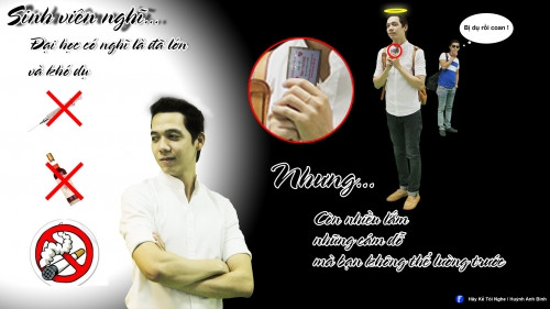 Sinh viên nghĩ đại học có nghĩa là đã lớn và khó dụ vào các tệ nạn. Nhưng còn nhiều lắm những cám dỗ mà bạn không lường trước được.