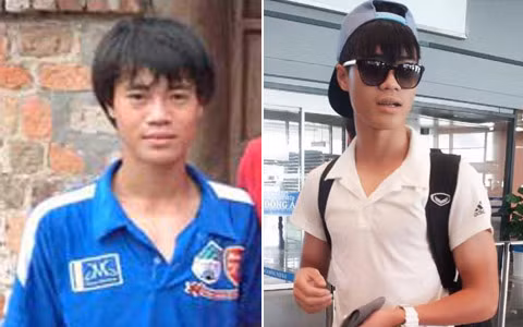 Không chỉ cơ bắp hơn, Văn Toàn còn khéo léo trong cách phối đồ. Balo đen, kính râm đi liền với áo phông trắng, đồng hồ trắng và mũ xám.