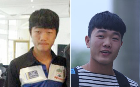 Vẫn đôi mắt híp thuở nào nhưng Xuân Trường giờ như một anh chàng "hot boy" Hàn Quốc.