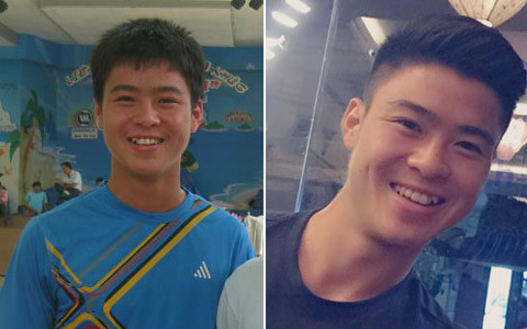 "Cậu bé" Duy Mạnh thay đổi kiểu tóc, ăn mặc thời trang hơn nhưng nụ cười vẫn rất hồn nhiên, nghịch ngợm.