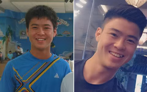 "Cậu bé" Duy Mạnh thay đổi kiểu tóc, ăn mặc thời trang hơn nhưng nụ cười vẫn rất hồn nhiên, nghịch ngợm.