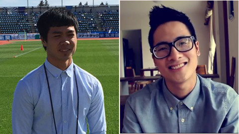 Gần đây nhất và nổi bật nhất chính là Công Phượng. Trong 1 tháng vừa qua, tiền đạo của HA.GL thường xuất hiện trên mạng xã hội với hình ảnh sơ mi trắng đóng cúc cổ cao, quần bò và giày cao cổ.