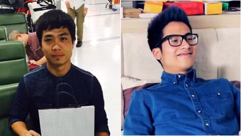 Ở chuyến đi Nhật này, Công Phượng cũng gây sự chú ý trong cách ăn vận. Đầu tiên là cả “cây bò” theo phong cách denim, áo cài cúc cổ cao, áo xắn nửa tay. Khi dự khán trận đấu giữa Mito Hollyhock và Thespa Kusatsu Gunma, tiền đạo xứ Nghệ này cũng ăn vận như thế, một gu ăn mặc khá giống với JVevermind.