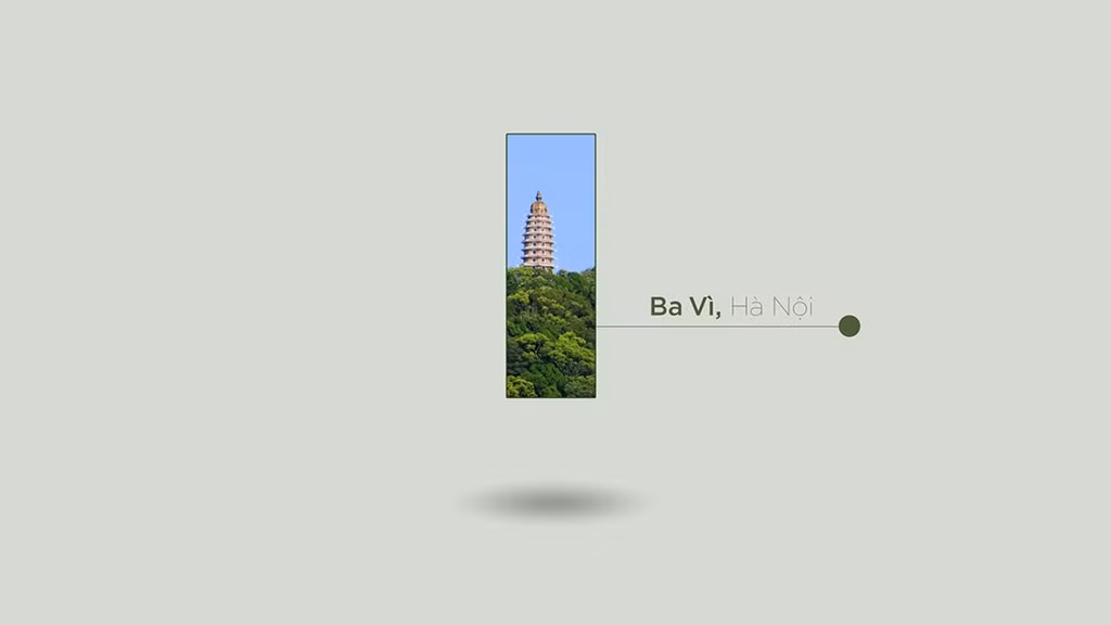 Ba Vì nằm phía Tây Bắc của thủ đô Hà Nội, Việt Nam. Nơi đây có nhiều đình, đền nổi tiếng.