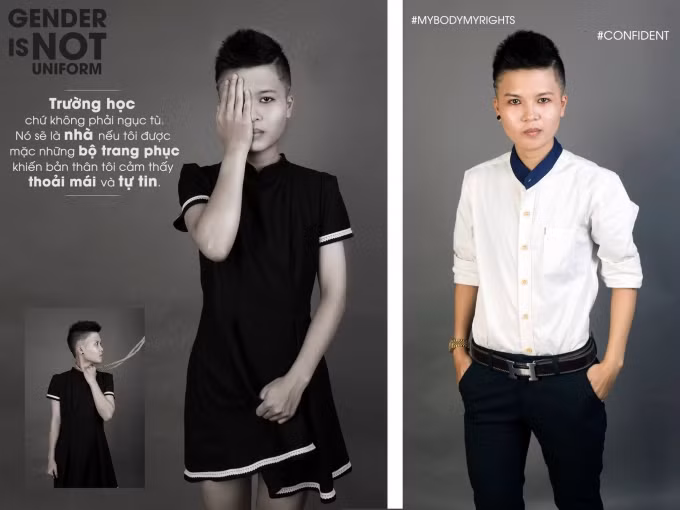 Lưu Ly (1997) - Cựu học sinh trường THPT Kon Tum. Cậu luôn hi vọng những người chuyển giới nam sẽ thoải mái nhất có thể khi đến trường để chuyên tâm vào việc học.