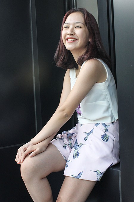 Và gần đây nhất, đó là vai diễn Hoài Anh “con chồng ngỗ ngược” trong phim “ Bánh đúc có xương”. Bộ phim là minh chứng cho lối diễn xuất ngày một tiến bộ của “diễn viên nhí” này.