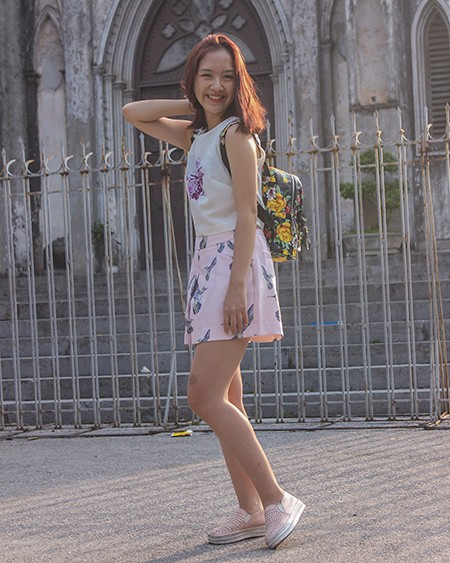 Hà Anh vui vẻ chia sẻ: “Mình thường tự nói mình là cô gái của tháng 8, giao hòa giữa nắng mùa hạ và gió mùa thu, thất thường và khá khó chiều”.