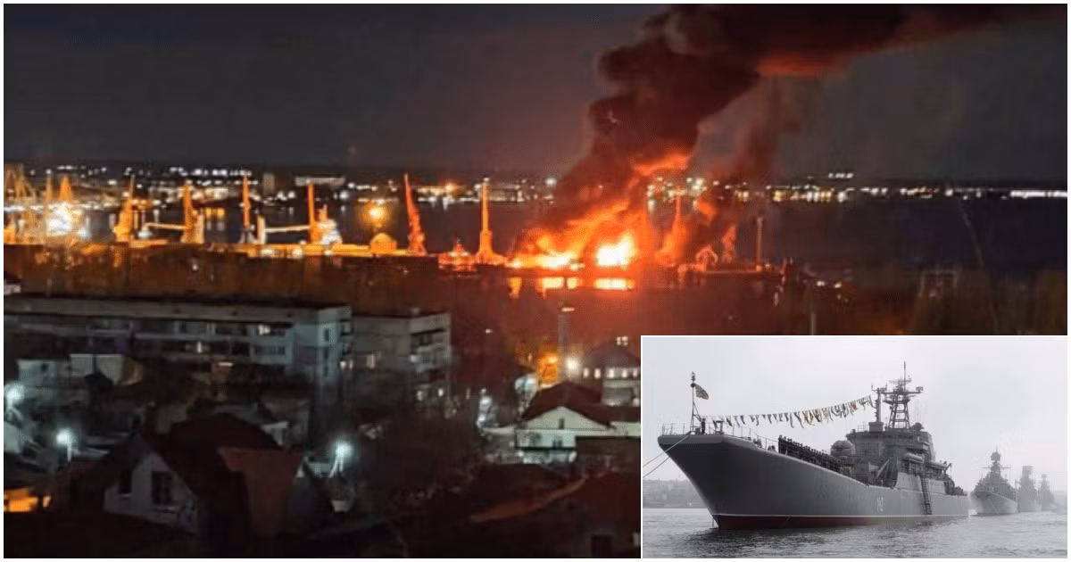 Vụ tấn công quy mô lớn diễn ra chỉ vài ngày sau khi Ukraine tấn công một tàu đổ bộ của Hải quân Nga ở Crimea hôm 26/12, gây hư hại nghiêm trọng cho con tàu này và được xem là đòn tấn công lớn nhằm vào Hạm đội Biển Đen của Moscow.