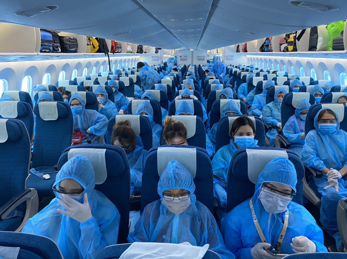 Chủ trương đưa công dân Việt Nam ở nước ngoài có nhu cầu, có hoàn cảnh khó khăn về nước là một chủ trương đúng đắn, nhân đạo của Đảng, Nhà nước và Chính phủ Việt Nam. Ảnh: Người lao động.