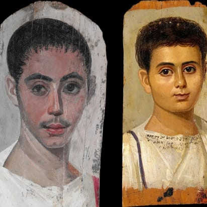 Vào thời điểm đó, Ai Cập rất phổ biến nghệ thuật hội họa. Hầu hết các gia đình đều treo một số bức tranh trong nhà.