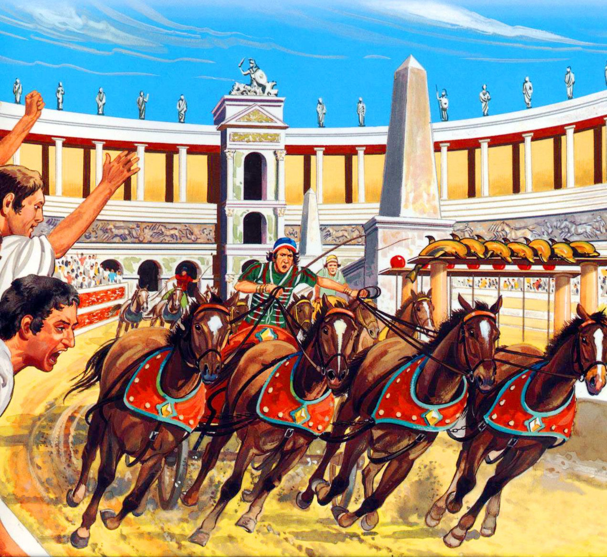 Người giành chiến thắng trong mỗi cuộc đua xe ngựa kéo sẽ có được danh tiếng và khoản tiền thưởng lớn.