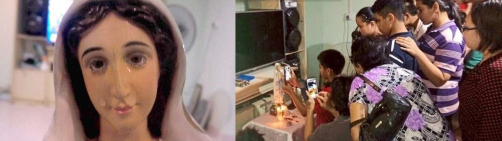 Thông tin về bức tượng Đức mẹ đồng trinh "nhỏ lệ" lan truyền nhanh chóng. Vì vậy, nhiều người đến nhà ông Michael để tận mắt chứng kiến cũng như đọc kinh, cầu nguyện.